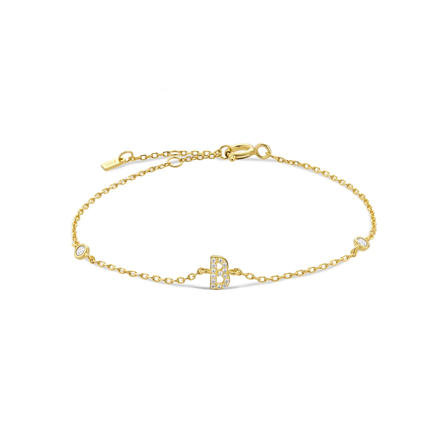 Silver & Gold Initial Bracelets