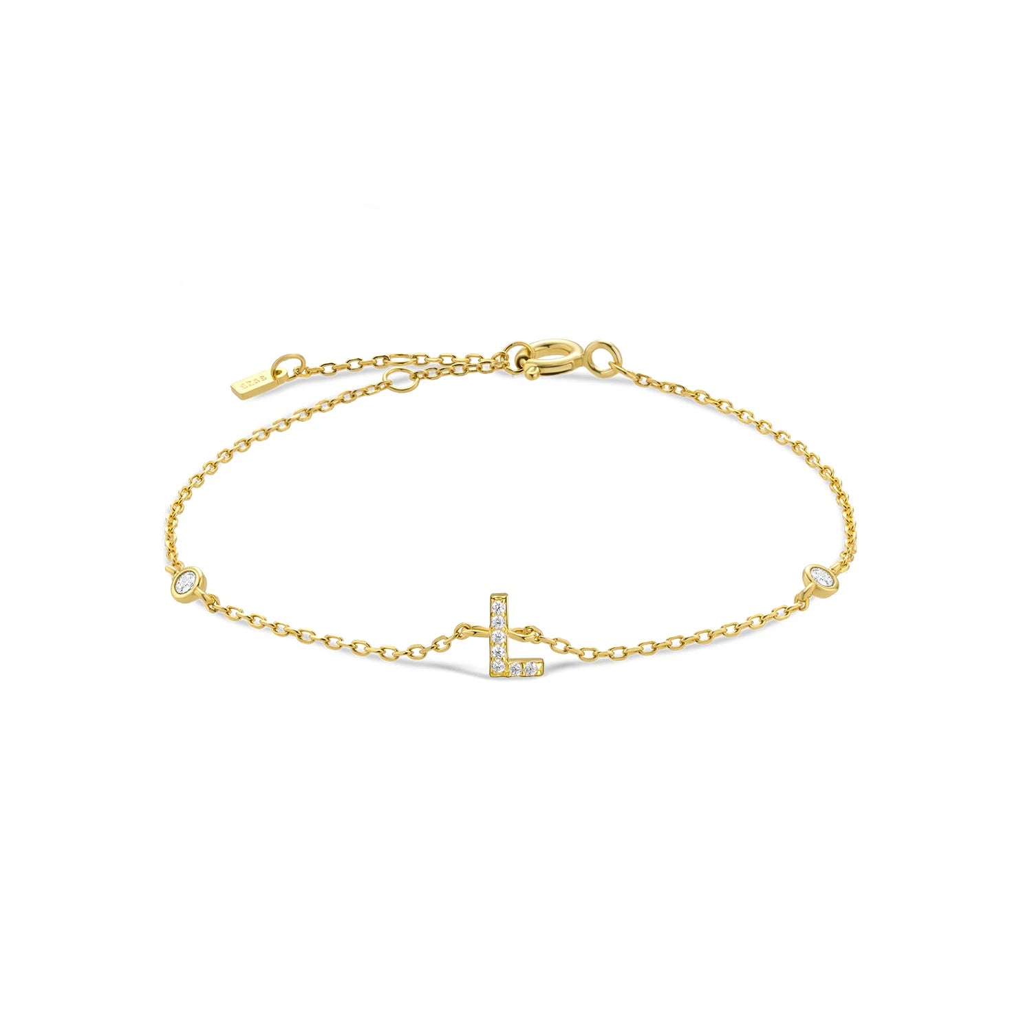 Silver & Gold Initial Bracelets