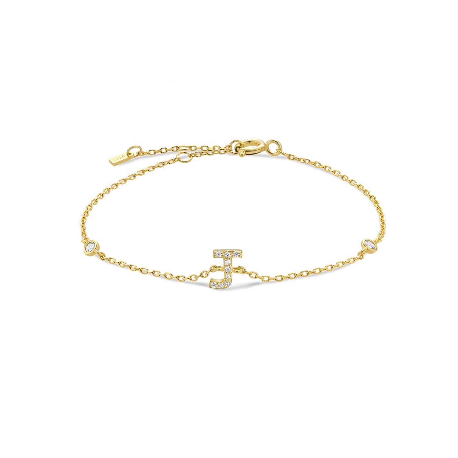 Silver & Gold Initial Bracelets