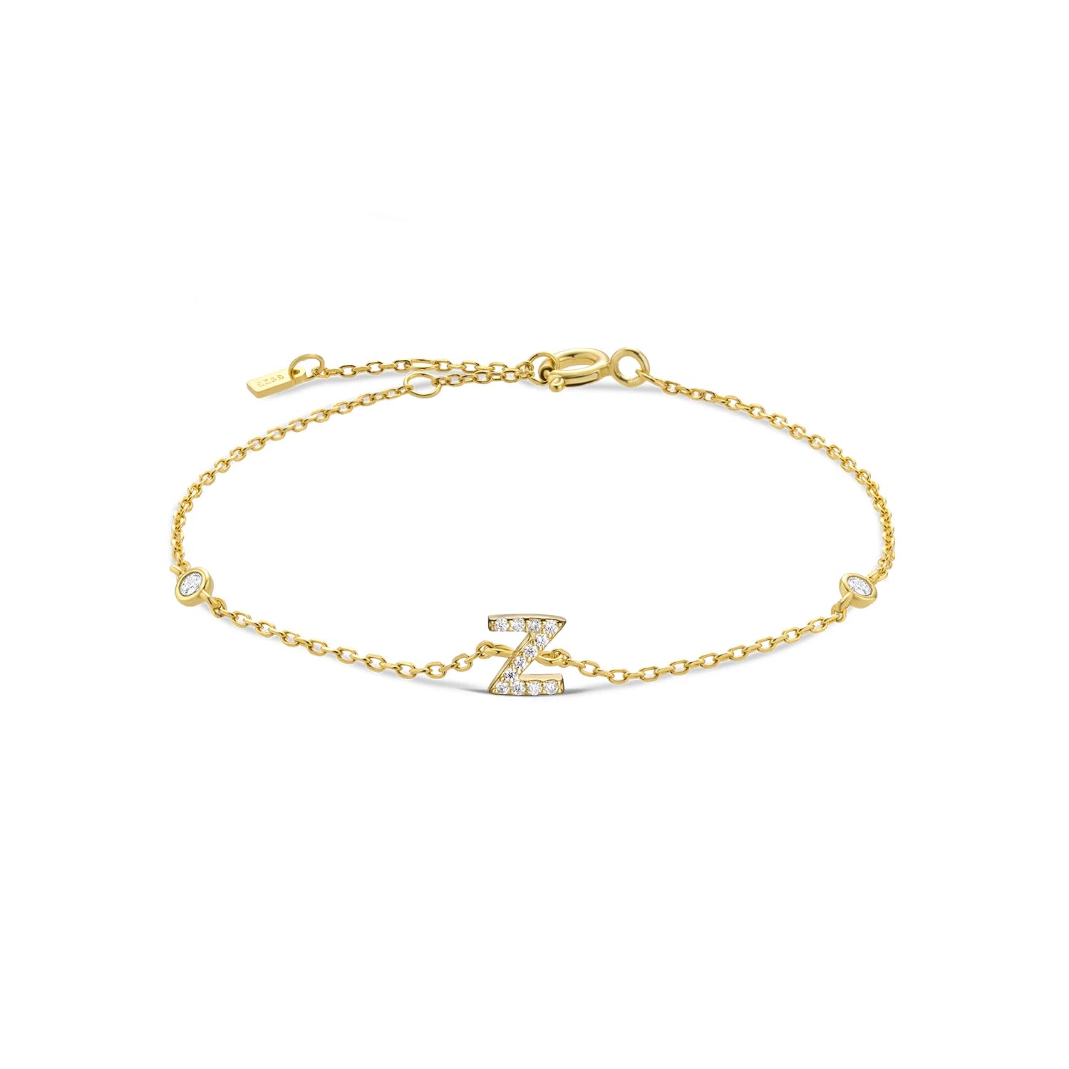 Silver & Gold Initial Bracelets