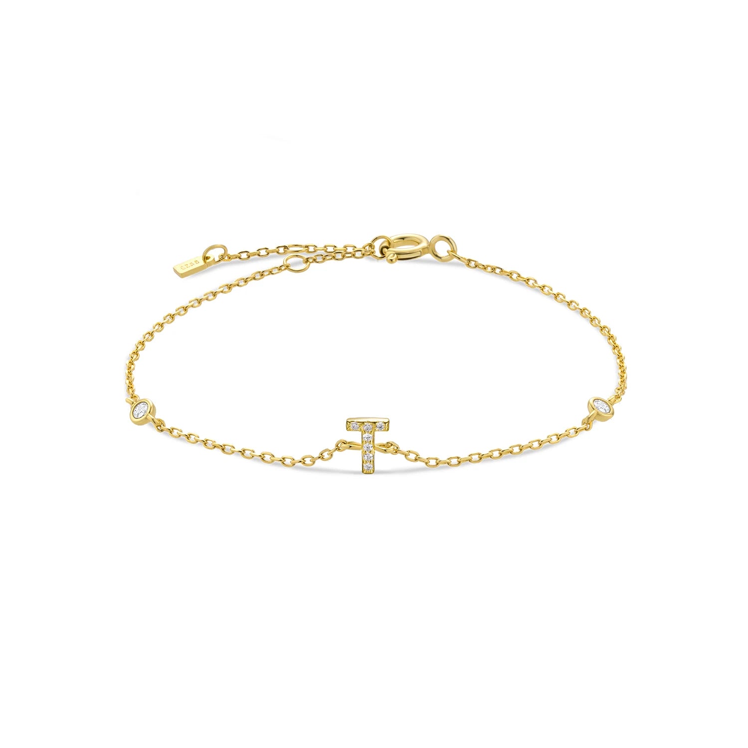 Silver & Gold Initial Bracelets