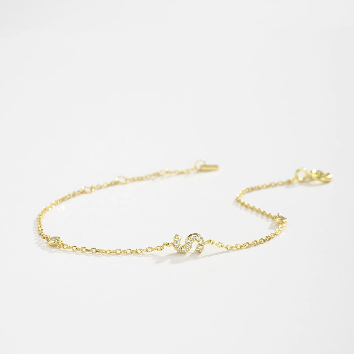 Silver & Gold Initial Bracelets