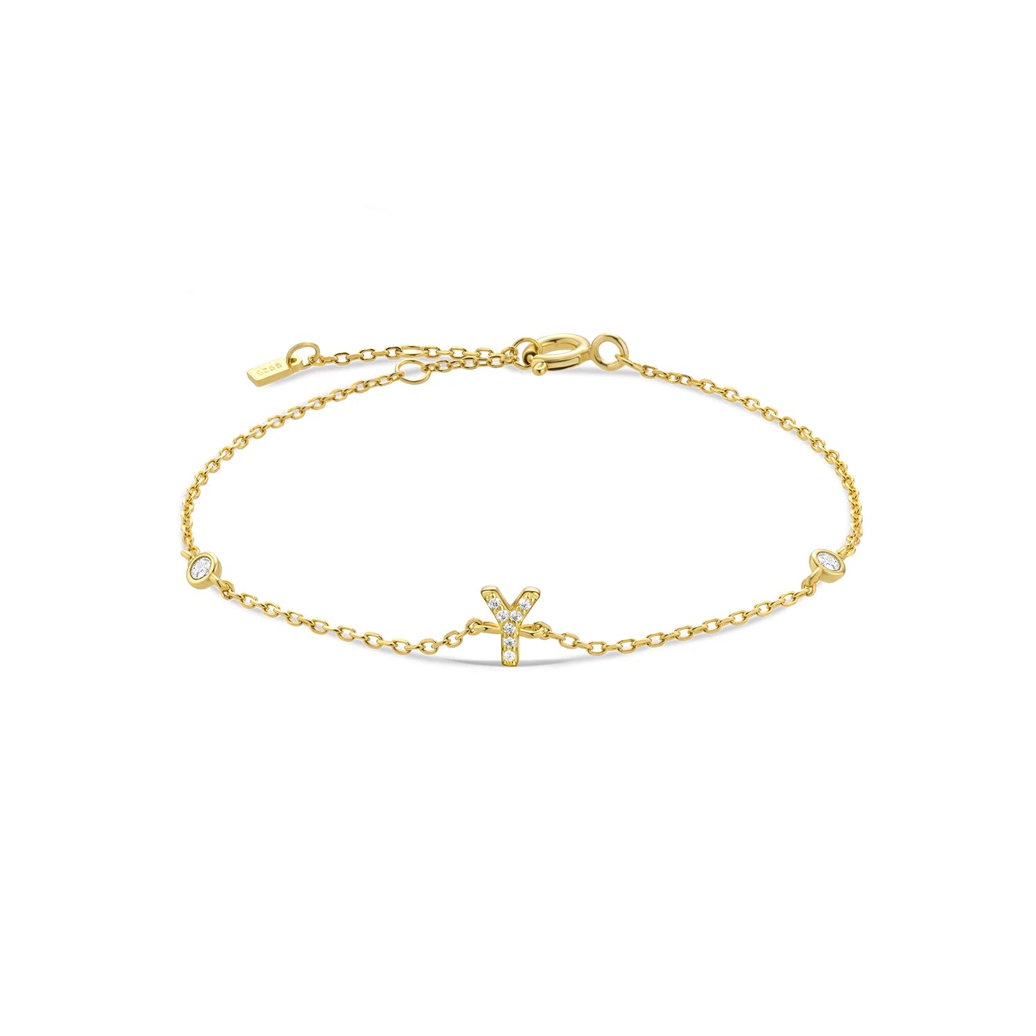 Silver & Gold Initial Bracelets