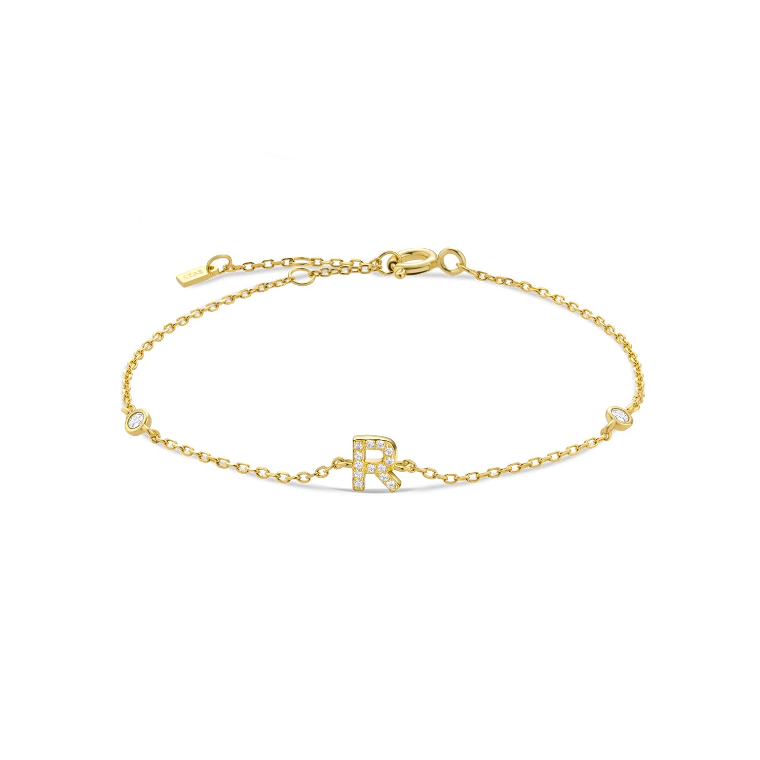 Silver & Gold Initial Bracelets