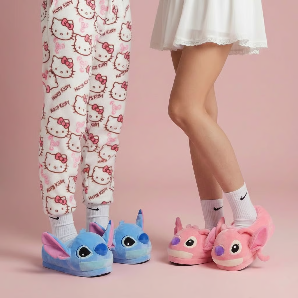 Matching Stitch Slippers